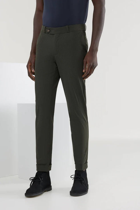 Pantaloni Micro Chino Uomo Verde RRD- Francavilla Moda
